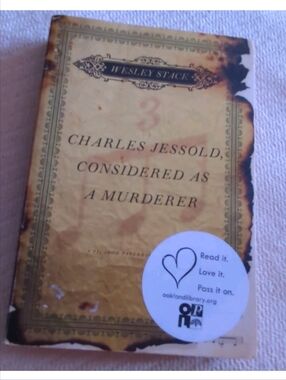 'Charles Jessold, Considered as a Murderer' Novel Book